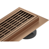 Mexen Flat 360° M33 canalisation linéaire rotative 90 cm, cuivre brossé - 1C33090-40