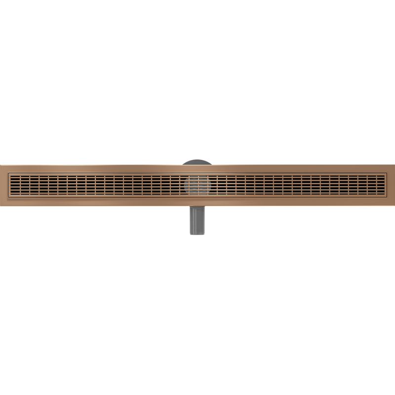 Mexen Flat 360° M33 canalisation linéaire rotative 90 cm, cuivre brossé - 1C33090-40