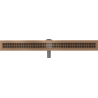Mexen Flat 360° M33 canalisation linéaire rotative 90 cm, cuivre brossé - 1C33090-40