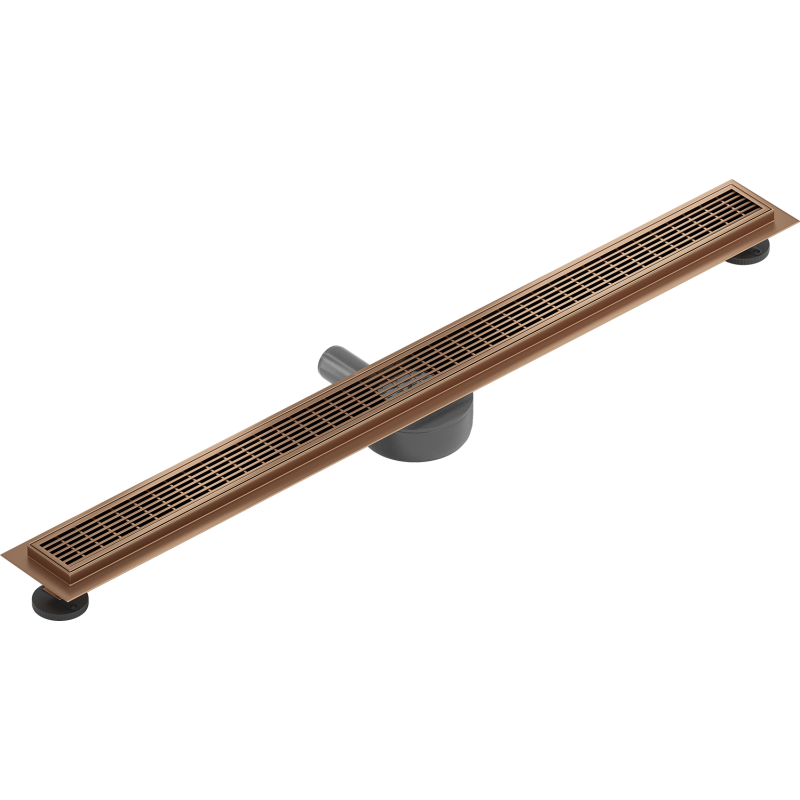 Mexen Flat 360° M33 évacuation linéaire rotative 100 cm, cuivre brossé - 1C33100-40