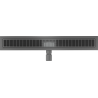 Mexen Flat M33 bonde linéaire 60 cm, gris canon brossé - 1E33060-15