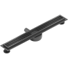 Mexen Flat 360° M33 drain linéaire pivotant 50 cm, gun gray brossé - 1E33050-40