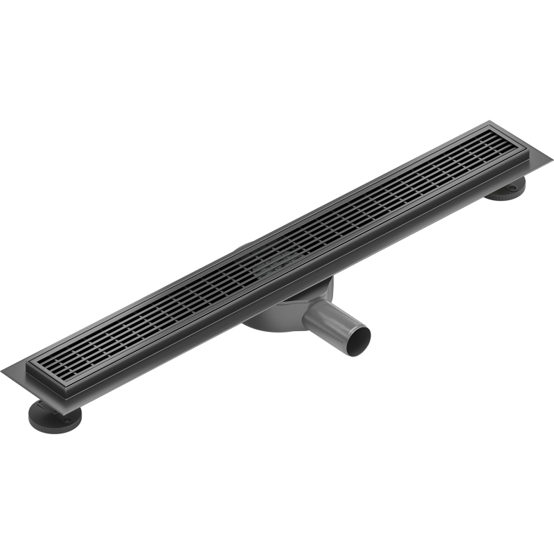 Mexen Flat 360° M33 drain linéaire pivotant 50 cm, gun gray brossé - 1E33050-40