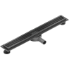 Mexen Flat 360° M33 drain linéaire pivotant 50 cm, gun gray brossé - 1E33050-40