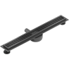 Mexen Flat 360° M33 drain linéaire rotatif 60 cm, gun gray brossé - 1E33060-40