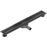 Mexen Flat 360° M33 drain linéaire rotatif 60 cm, gun gray brossé - 1E33060-40