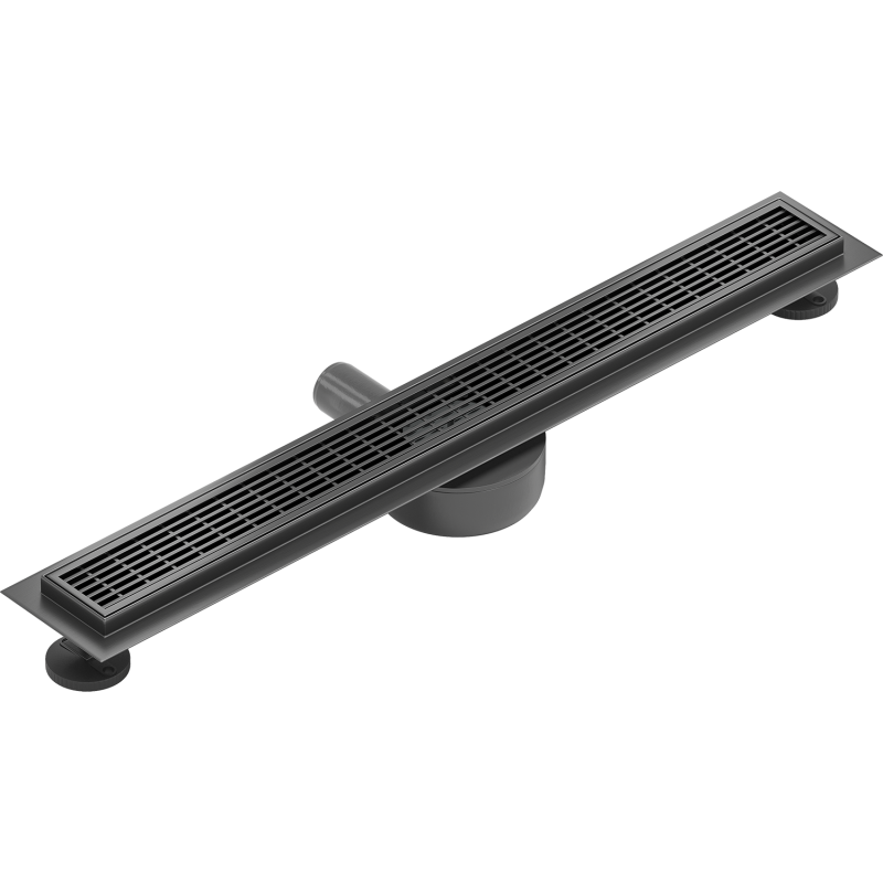 Mexen Flat 360° M33 siphon linéaire rotatif 70 cm, gris fusil brossé - 1E33070-40