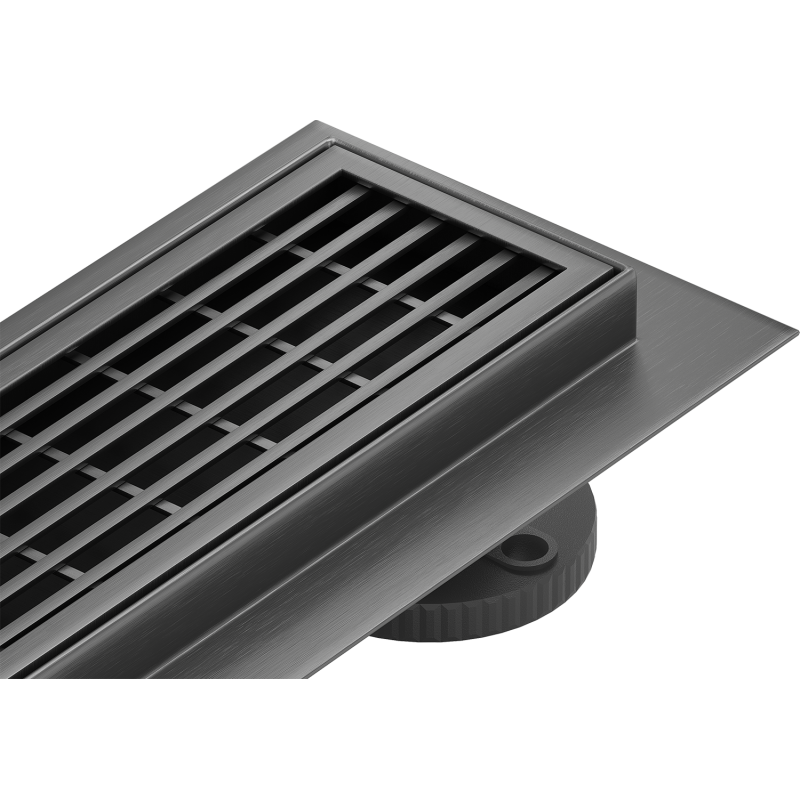 Mexen Flat 360° M33 caniveau linéaire rotatif 100 cm, gris canon brossé - 1E33100-40