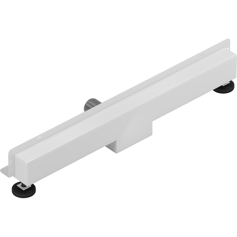 Mexen Flat Wall caniveau linéaire mural 2en1 50 cm, blanc - 1230050
