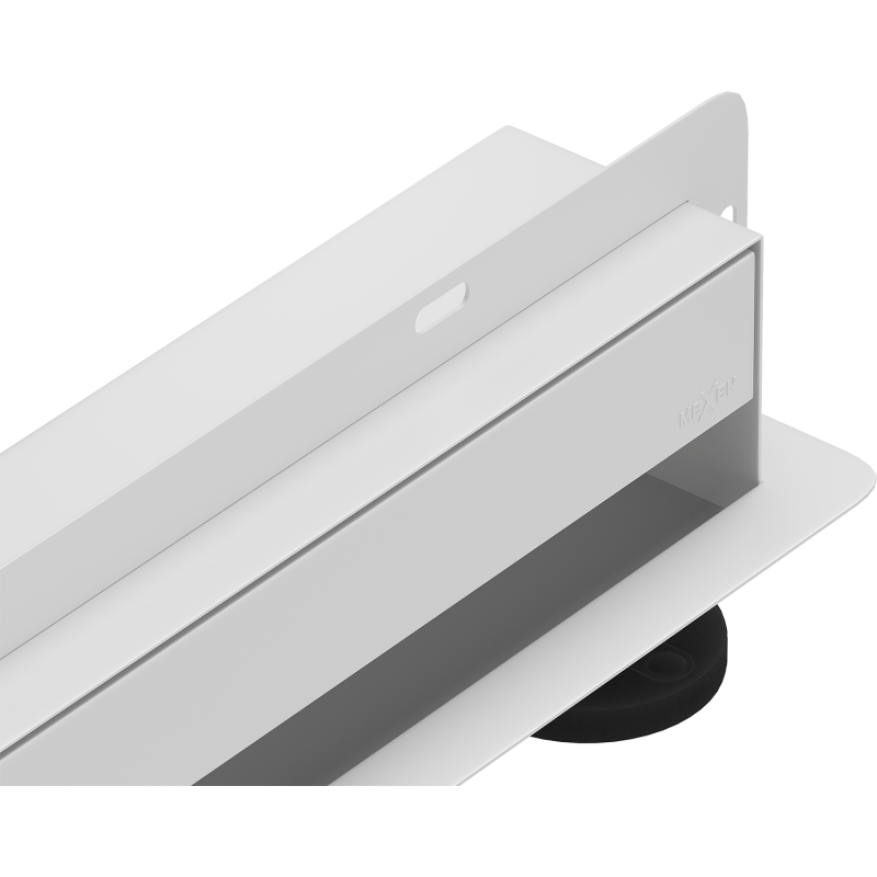 Mexen Flat Wall caniveau linéaire mural 2 en 1 80 cm, blanc - 1230080