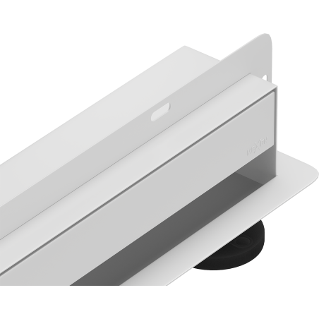 Mexen Flat Wall caniveau mural linéaire 2 en 1 90 cm, blanc - 1230090