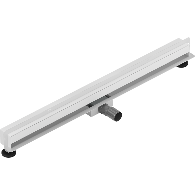 Mexen Flat Wall caniveau mural linéaire 2 en 1 90 cm, blanc - 1230090