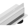 Mexen Flat Wall caniveau de douche mural 2 en 1 120 cm, blanc - 1230120