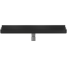 Mexen Flat Wall caniveau linéaire mural 2en1 50 cm, noir - 1730050