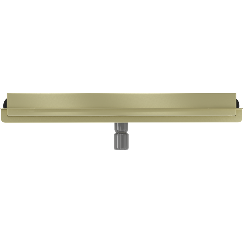 Mexen Flat Wall drainage linéaire mural 2-en-1 60 cm, or brossé - 1A30060