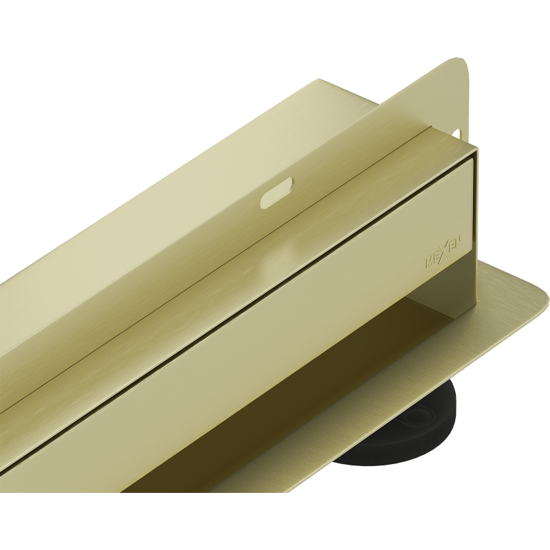 Mexen Flat Wall drainage linéaire mural 2 en 1 70 cm, or brossé - 1A30070