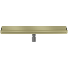 Mexen Flat Wall drainage linéaire mural 2 en 1 70 cm, or brossé - 1A30070