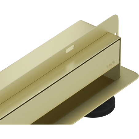 Mexen Flat Wall évacuation linéaire murale 2 en 1 80 cm, or brossé - 1A30080