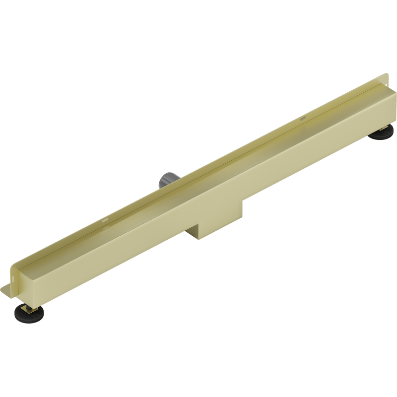 Mexen Flat Wall drainage linéaire mural 2 en 1 100 cm, or brossé - 1A30100