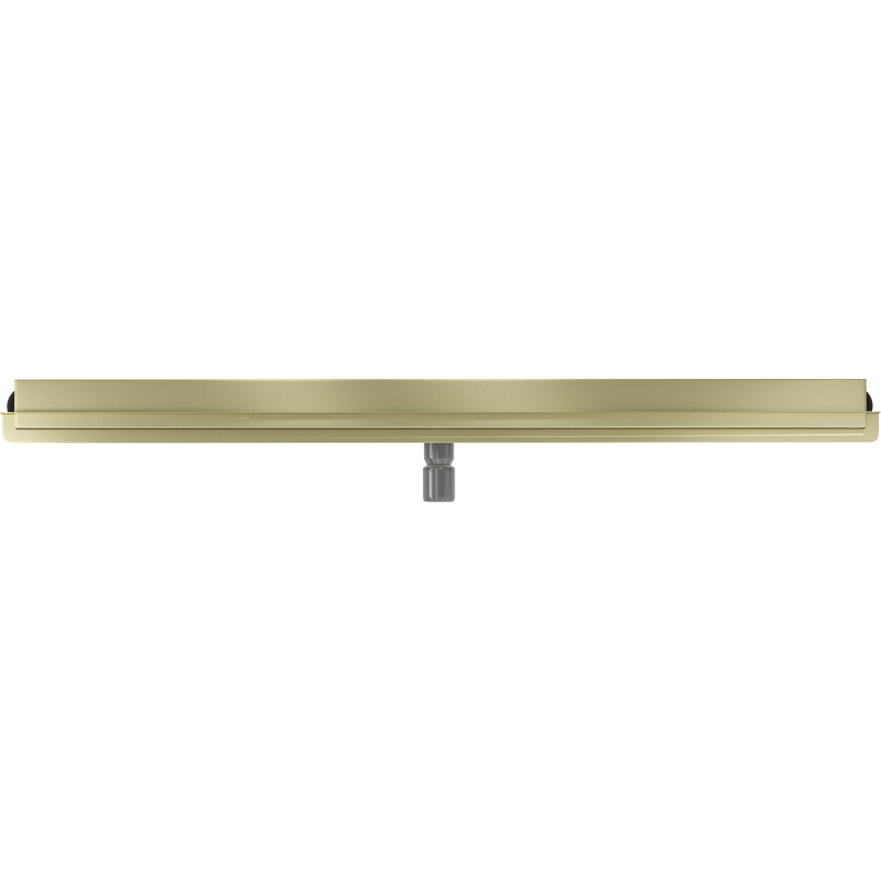 Mexen Flat Wall siphon linéaire mural 2 en 1 110 cm, or brossé - 1A30110