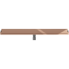 Mexen Flat Wall caniveau linéaire mural 2 en 1 90 cm, or rose - 1630090