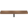 Mexen Flat Wall drainage linéaire mural 2 en 1 60 cm, cuivre brossé - 1C30060