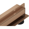 Mexen Flat Wall évacuation linéaire murale 2 en 1 70 cm, cuivre brossé - 1C30070