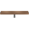 Mexen Flat Wall évacuation linéaire murale 2 en 1 70 cm, cuivre brossé - 1C30070