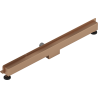 Mexen Flat Wall drainage linéaire mural 2 en 1 80 cm, cuivre brossé - 1C30080
