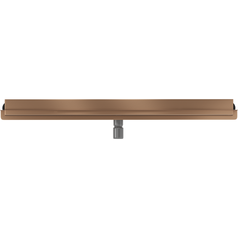 Mexen Flat Wall drainage linéaire mural 2 en 1 80 cm, cuivre brossé - 1C30080