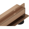 Mexen Flat Wall drainage linéaire mural 2en1 90 cm, cuivre brossé - 1C30090