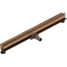 Mexen Flat Wall drainage linéaire mural 2en1 90 cm, cuivre brossé - 1C30090