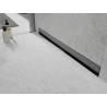 Mexen Flat Wall caniveau mural linéaire 2 en 1 50 cm, gris canon brossé - 1E30050