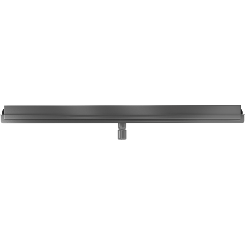 Mexen Flat Wall drainage linéaire mural 2-en-1 120 cm, gris pistolet brossé - 1E30120