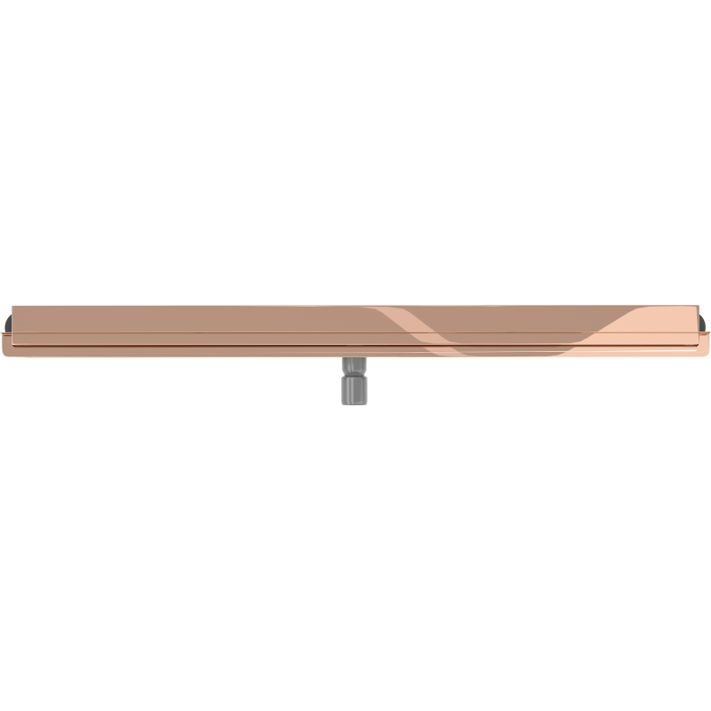 Mexen Flat Wall caniveau mural linéaire 2en1 120 cm, or rose - 1630120