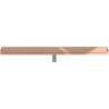 Mexen Flat Wall caniveau mural linéaire 2en1 120 cm, or rose - 1630120