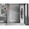 Mexen Mist-H L porte de douche battante droite 120 cm, transparent, chrome - 8A5L-120-001-01-00-P
