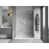 Mexen Mist-H L porte de douche pivotante droite 125 cm, transparent, chrome - 8A5L-125-001-01-00-P
