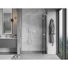 Mexen Mist-H L porte de douche pivotante droite 160 cm, transparent, chrome - 8A5L-160-001-01-00-P