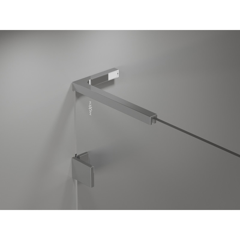 Mexen Uni-L1 ensemble de supports d’angle en L pour portes et parois de douche 6-8 mm, chromé - 830-12-01