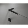 Mexen Uni-L1 ensemble de supports d'angle en L pour portes et parois de douche 6-8 mm, noir - 830-12-70