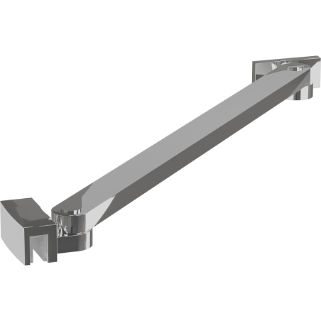 Mexen support incliné pour portes et parois de douche 6-8 mm, chrome - 830-09-01