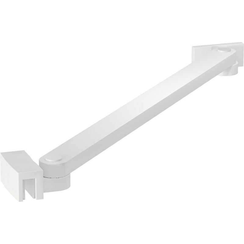 Mexen Uni-S support oblique pour portes et parois de douche 6-8 mm, blanc - 830-09-20