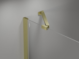 Mexen support incliné pour portes et parois de douche 6-8 mm, or brossé - 830-09-55
