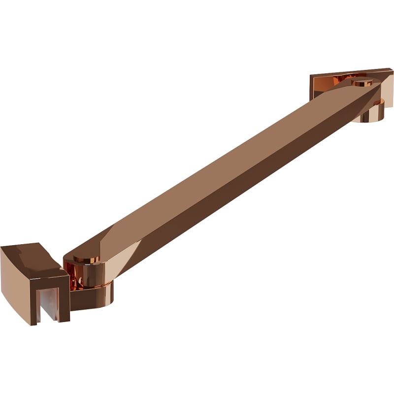 Mexen Uni-S support diagonal pour portes et parois de douche de 6 à 8 mm, or rose - 830-09-60