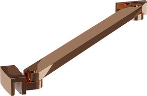 Mexen support incliné pour portes et parois de douche 6-8 mm, or rose - 830-09-60