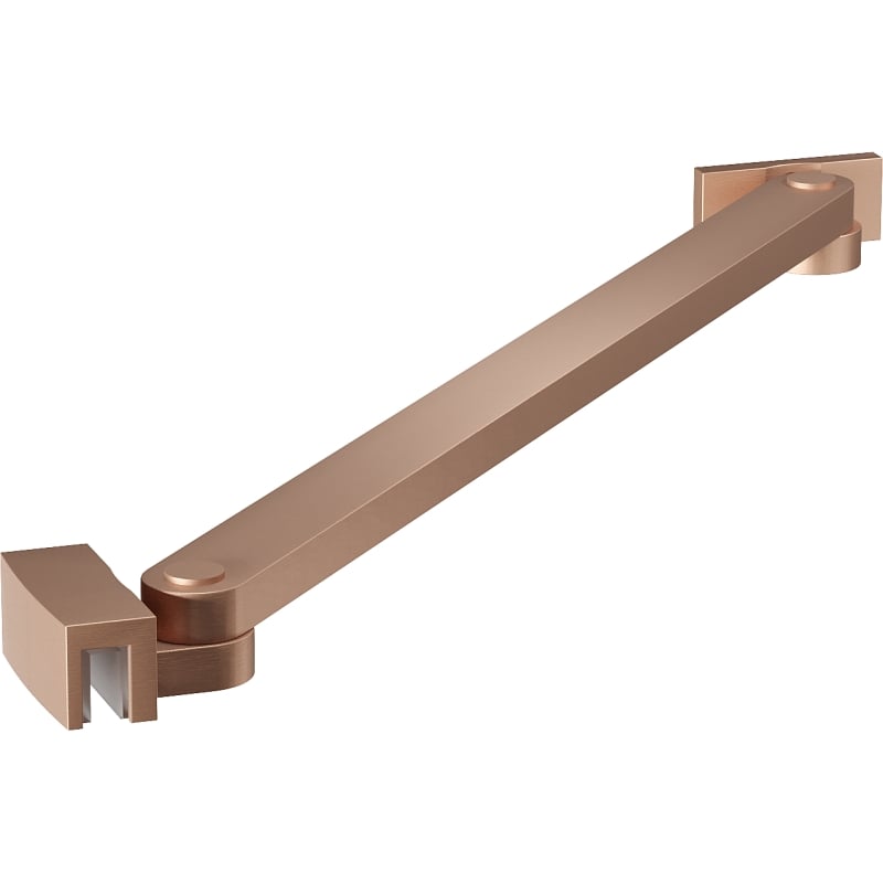 Mexen Uni-S support incliné pour portes et parois de douche 6-8 mm, cuivre brossé - 830-09-65