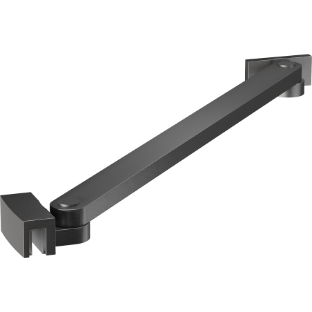Mexen support oblique pour portes et parois de douche 6-8 mm, gun gray brossé - 830-09-66