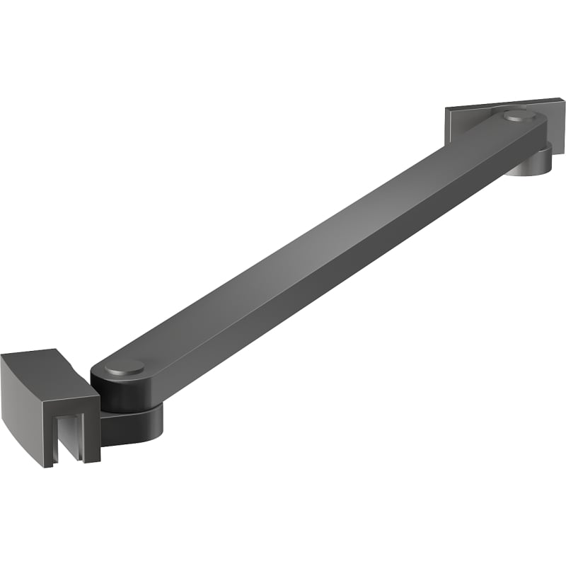 Mexen Uni-S support incliné pour portes et parois de douche 6-8 mm, gun metal - 830-09-95