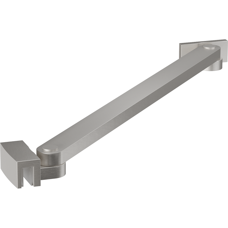 Mexen support oblique pour portes et parois de douche 6-8 mm, nickel brossé - 830-09-97
